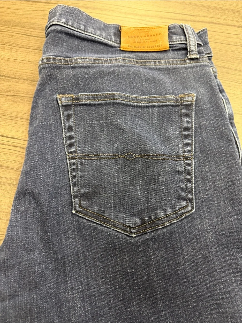 Slim Straight Men's Jeans in Dark Blue